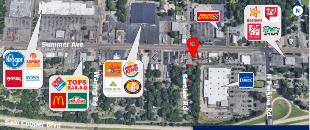4471 Summer Ave- only 2 bays left