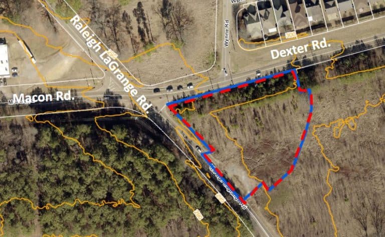 1.7 AC Corner Lot in Cordova, TN