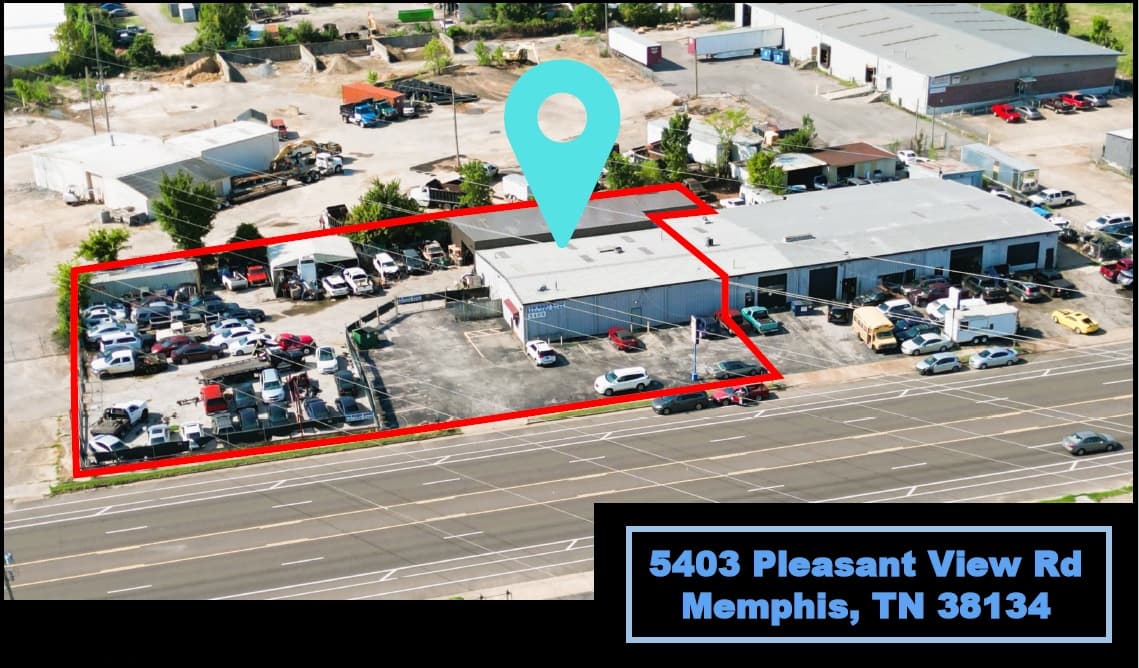 5403 Pleasant View Rd. – 7,800 SF +/- Vehicle Body Shop FOR LEASE
