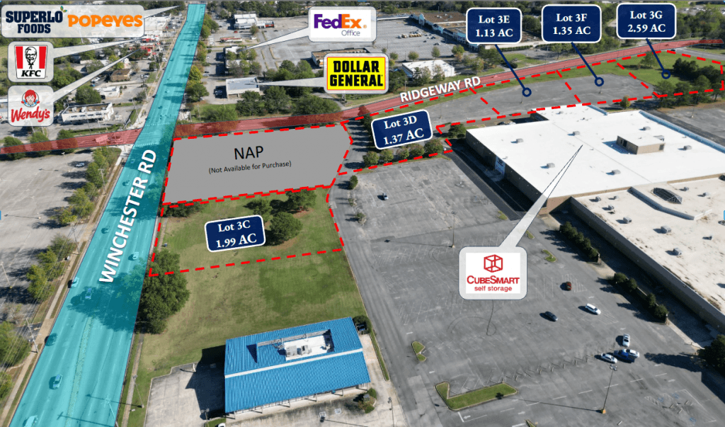 3767 Ridgeway Rd | 1.37-5.25 AC at Winchester & Ridgeway