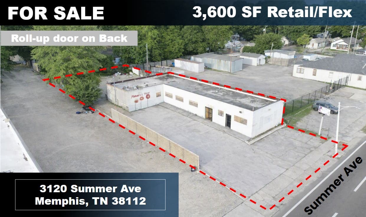 Multipurposed Flex-Retail Building  |  3120 SUMMER AVE MEMPHIS TN 38112